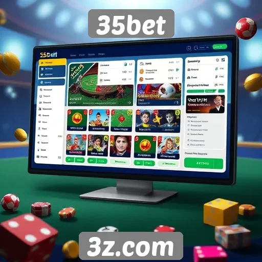 Interface intuitiva da 35bet melhora experiência de jogo